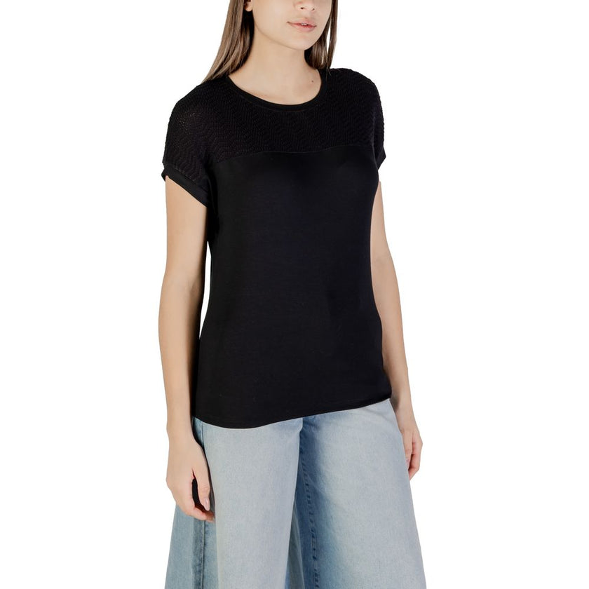 Street One Black Viscose Tops & T-Shirt