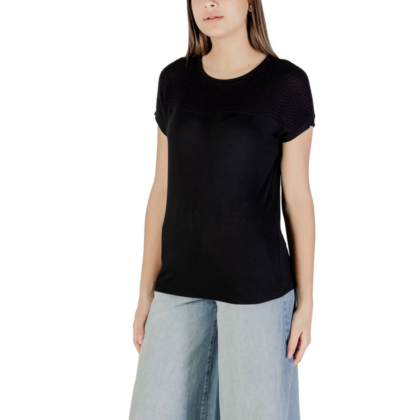 Street One Black Viscose Tops & T-Shirt