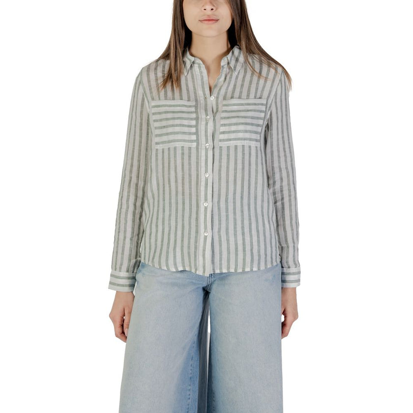 Street One Green Linen Shirt