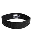 Dolce & Gabbana Black DG Logo Nylon Knitted Men Head Band Hat