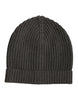 Dolce & Gabbana Dark Gray Cashmere Knit Winter Beanie Hat