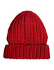 Dolce & Gabbana Red Solid Wool Knitted Winter Beanie Hat