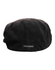 Dolce & Gabbana Brown Cotton Newsboy Capello Cabbie Hat