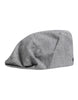 Dolce & Gabbana Gray Cotton Newsboy Capello Cabbie Hat