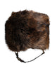 Dolce & Gabbana Brown Fur Women Bucket Hat