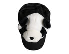 Dolce & Gabbana Black White Panda Fur Women Baseball Cap