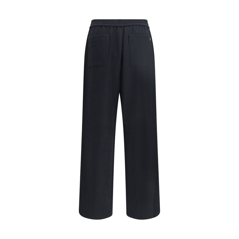 Ami Paris Cotton wide-leg Pants