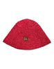 Dolce & Gabbana Red Cotton Crochet DG Logo Bucket Hat