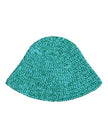 Dolce & Gabbana Green Cotton Crochet DG Logo Bucket Hat