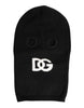 Dolce & Gabbana Black Cashmere Knitted Ski Mask Balaclava Hat