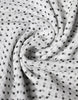 Dolce & Gabbana White Polka Dots Polyester Wrap Shawl Scarf
