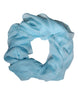 Dolce & Gabbana Light Blue Silk Rectangle Wrap Shawl Scarf