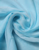 Dolce & Gabbana Light Blue Silk Rectangle Wrap Shawl Scarf