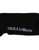 Dolce & Gabbana Black Cotton DG Logo Mid Calf Men Socks
