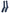 Dolce & Gabbana Blue Cotton DG Logo Over The Calf Socks