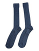 Dolce & Gabbana Blue Cotton DG Logo Over The Calf Socks