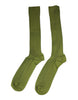 Dolce & Gabbana Green Cotton Logo Over The Calf Socks