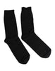 Dolce & Gabbana Black Solid Stretch Mid Calf Men Socks