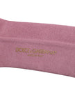 Dolce & Gabbana Rose Pink Cotton Over The Calf Socks