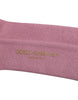 Dolce & Gabbana Rose Pink Cotton Over The Calf Socks
