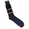 Dolce & Gabbana Blue Cotton Logo Mid Calf Men Socks
