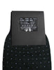 Dolce & Gabbana Black Polka Dots Cotton Mid Calf Socks