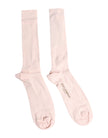 Dolce & Gabbana Ivory Cotton Stretch Logo Over Calf Socks