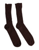 Dolce & Gabbana Brown Cotton Stretch Over The Calf Socks