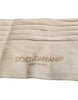 Dolce & Gabbana Beige Cotton Stretch Logo Mid Calf Socks