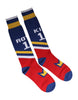 Dolce & Gabbana Multicolor Cotton Stretch Over Calf Socks