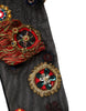 Dolce & Gabbana Black Stretch Carretto Crystal Stockings Socks