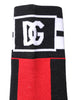Dolce & Gabbana Red Cotton Stretch Printed Socks