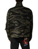 Dolce & Gabbana Multicolor Camouflage Cotton Bomber Jacket
