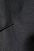 Dolce & Gabbana Black Linen Single Breasted Men Coat Blazer