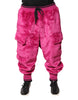 Dolce & Gabbana Pink Acrylic Cargo Jogging Sweatpants Pants