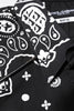 Dolce & Gabbana Black White Bandana MARTINI Casual Shirt