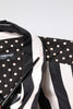 Dolce & Gabbana Black White Stripe Button Down Casual Shirt