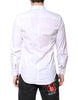 Dolce & Gabbana White MARTINI Cotton Men Formal Dress Shirt