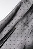 Dolce & Gabbana Gray Polka Dot Silk Long Sleeve Shirt