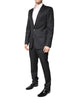 Dolce & Gabbana Dark Gray Wool Single Breasted 2 Piece Suit