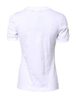 Dolce & Gabbana White Cotton Floral Logo Crew Neck T-shirt