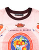 Dolce & Gabbana Pink Print Cotton Short Sleeves Cropped Top
