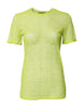 Dolce & Gabbana Green Nylon See Through Women Short Sleeves Top