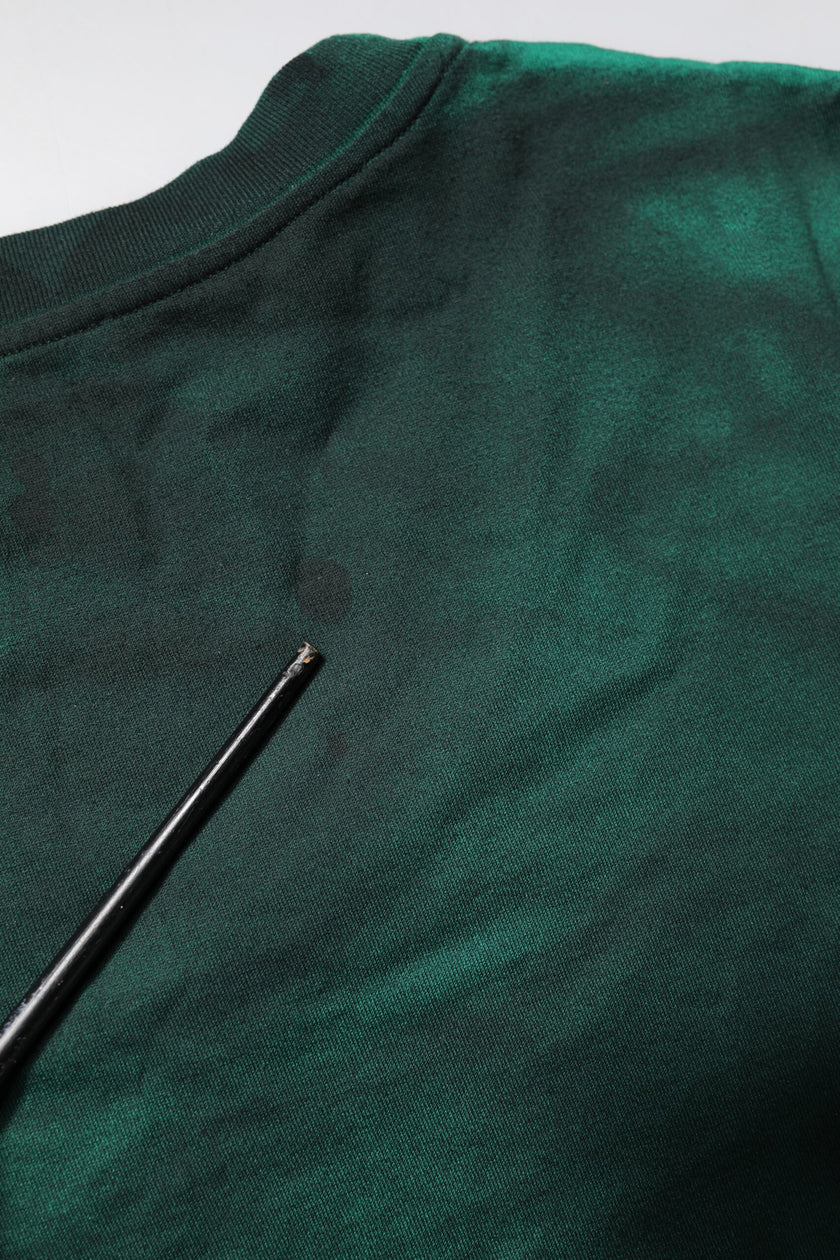 Dolce & Gabbana Green Cotton Round Neck Short Sleeves T-shirt