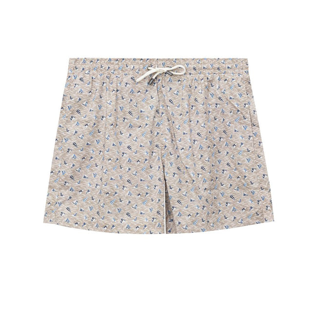 Canali Beige Polyester Swimwear