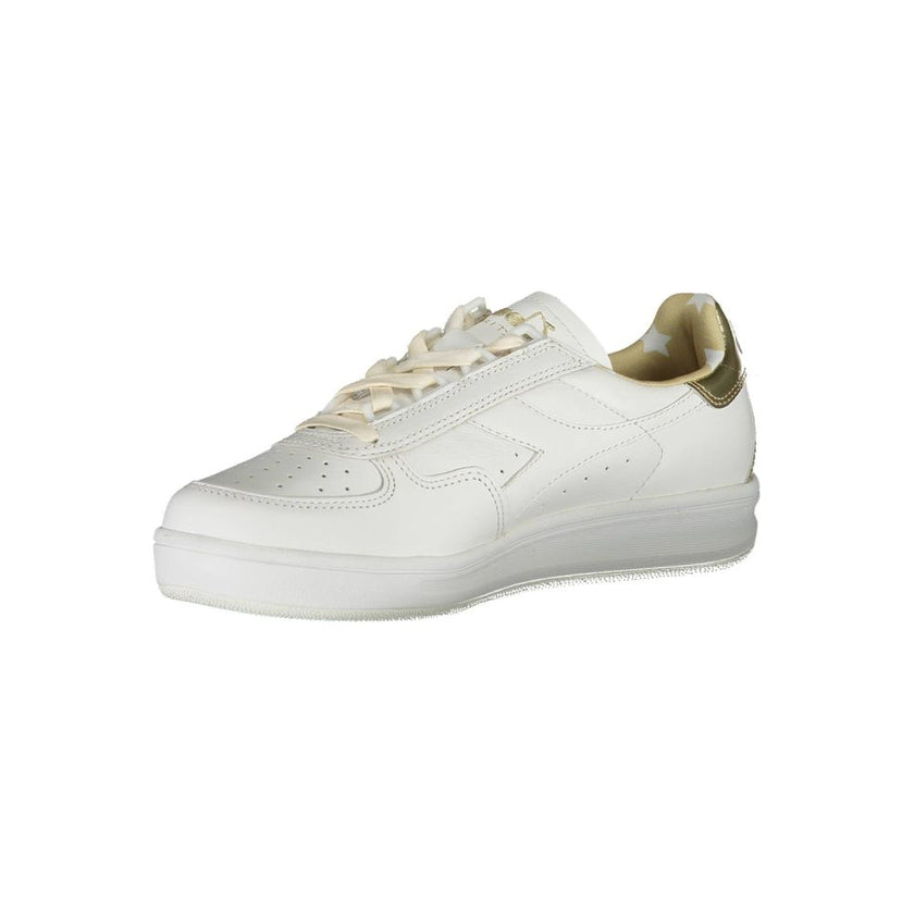 Diadora White Leather Women Sneaker