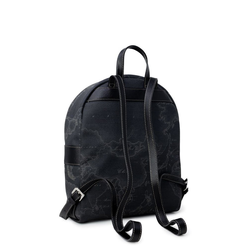 Alviero Martini Prima Classe Black Leather Backpack