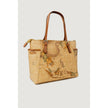 Alviero Martini Prima Classe Beige Cotton Handbag