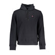 Napapijri Sleek Black Cotton Hooded Sweatshirt