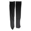Dolce & Gabbana Black Viscose Stretch Over Calf Stockings Socks